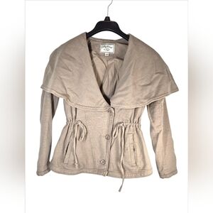 Soft Utility Waterfall Collar Jacket XS – Neutral Layer, Capsule Wardrobe, Moder